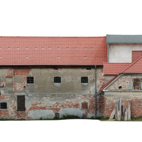 Powiększ obraz: Render modelu fotogrametrycznego - elewacja zachodnia