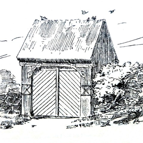 Powiększ obraz: Bramka iwięcińska - rycina 1892r